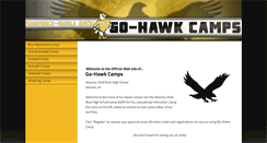 Desktop Screenshot of go-hawkcamps.com